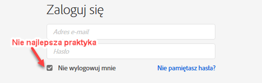 Zapamiętywanie hasła